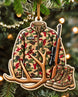 Personalized 3D Hunting Deer Christmas Acrylic Ornament | gallery 1