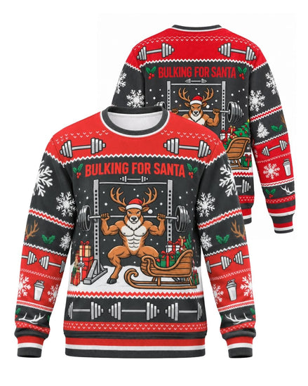 Bulking For Santa Ugly Sweater | mockup 01