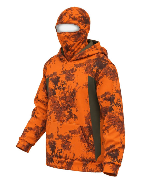 Blaze Terrain Camo Balaclava Hoodie | mockup 01