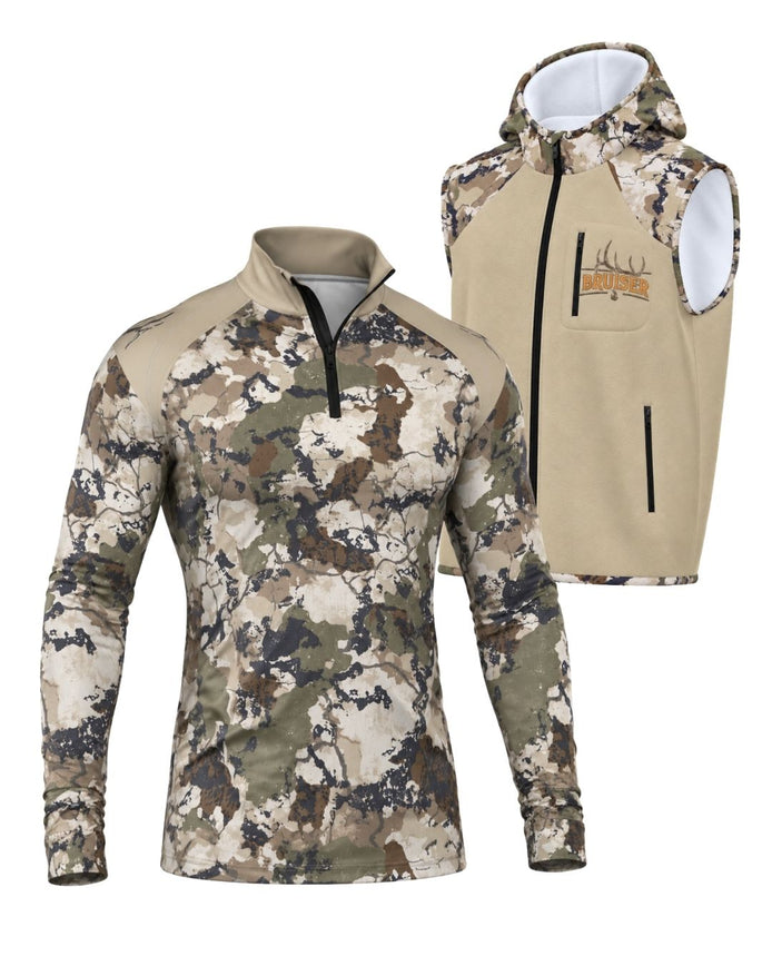 Combo - Bruiser Camo Layering Series – Hooded Vest | image 1