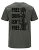 Freedom Isn't Free T-shirt | Charcoal | mockup 01