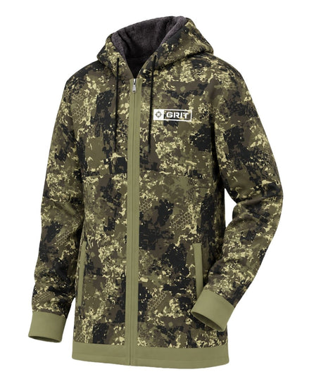 Grit Camo Fleece-Lined Jacket | mockup 01