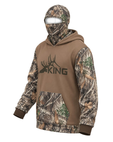 King Camo Balaclava Hoodie | mockup 01