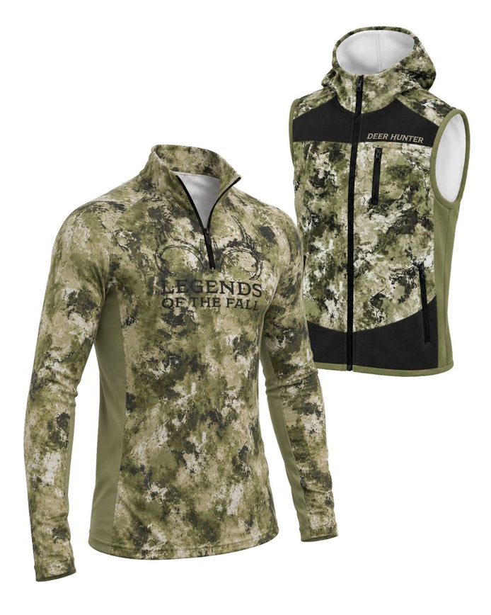 Combo - Legend Of The Fall Camo Layering Series – Hooded Vest | image 1