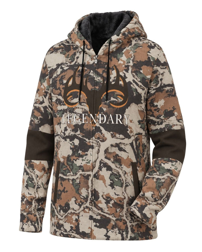 Legendary Camo Fleece-Lined Jacket | mockup 01