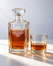 Personalized Classic Crest Whiskey Decanter Gift Set | GS131006 | mockup 01