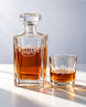 Personalized Classic Scrollwork Whiskey Decanter Gift Set | GS131010 | mockup 01