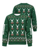 sweatshirt - Personalized Reindeer Hunter Christmas Pairing