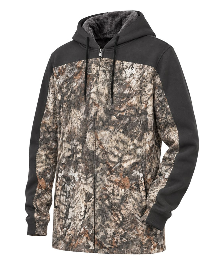 Timber Shadow Camo Fleece-Lined Jacket | mockup 01