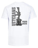 Veterans Proud and Brave T-shirt | White | mockup 01