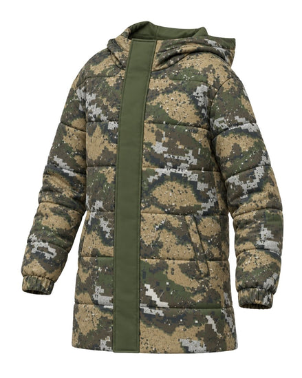 Woodland Pixel Camo Kids' Coat Jacket | mockup 01