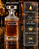 Personalized Classic Scrollwork Whiskey Decanter Gift Set | GS131003 | mockup 02
