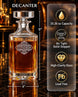 Personalized Classic Crest Whiskey Decanter Gift Set | GS131006 | mockup 02