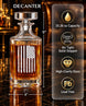 Personalized Patriotic American Flag Whiskey Decanter Gift Set | GS131004 | mockup 02