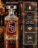 Personalized Art Deco Monogram Whiskey Decanter Gift Set | GS131008 | mockup 02