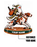 Personalized 3D Santa On Point Acrylic Ornament | gallery 6