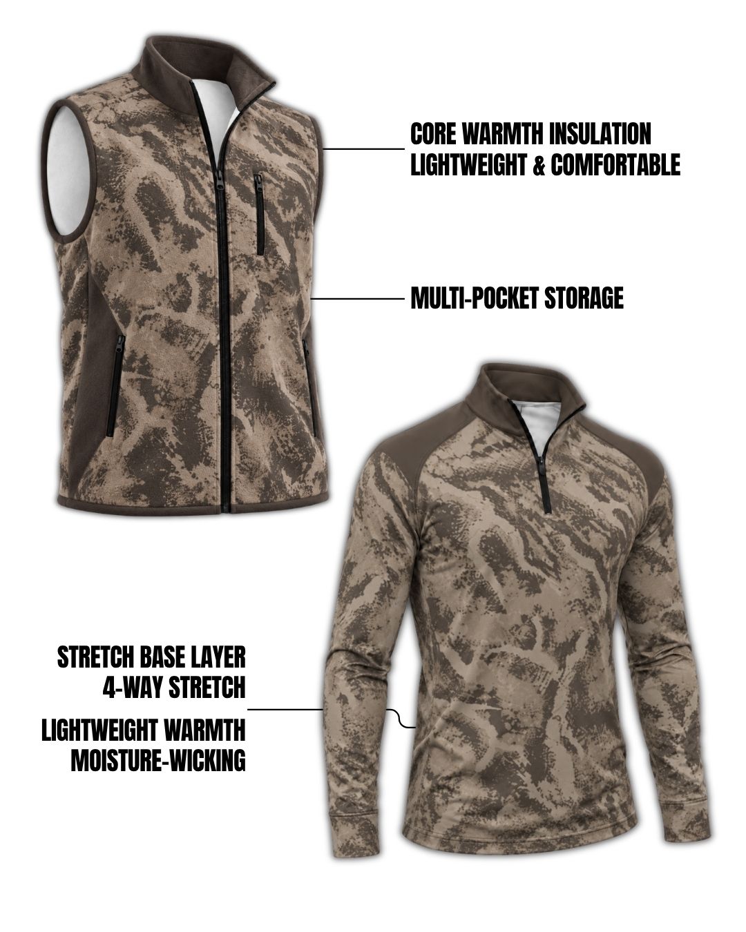 Combo - Dust Ridge Camo Layering Series | mockup 02