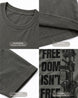Freedom Isn't Free T-shirt | Charcoal | mockup 02