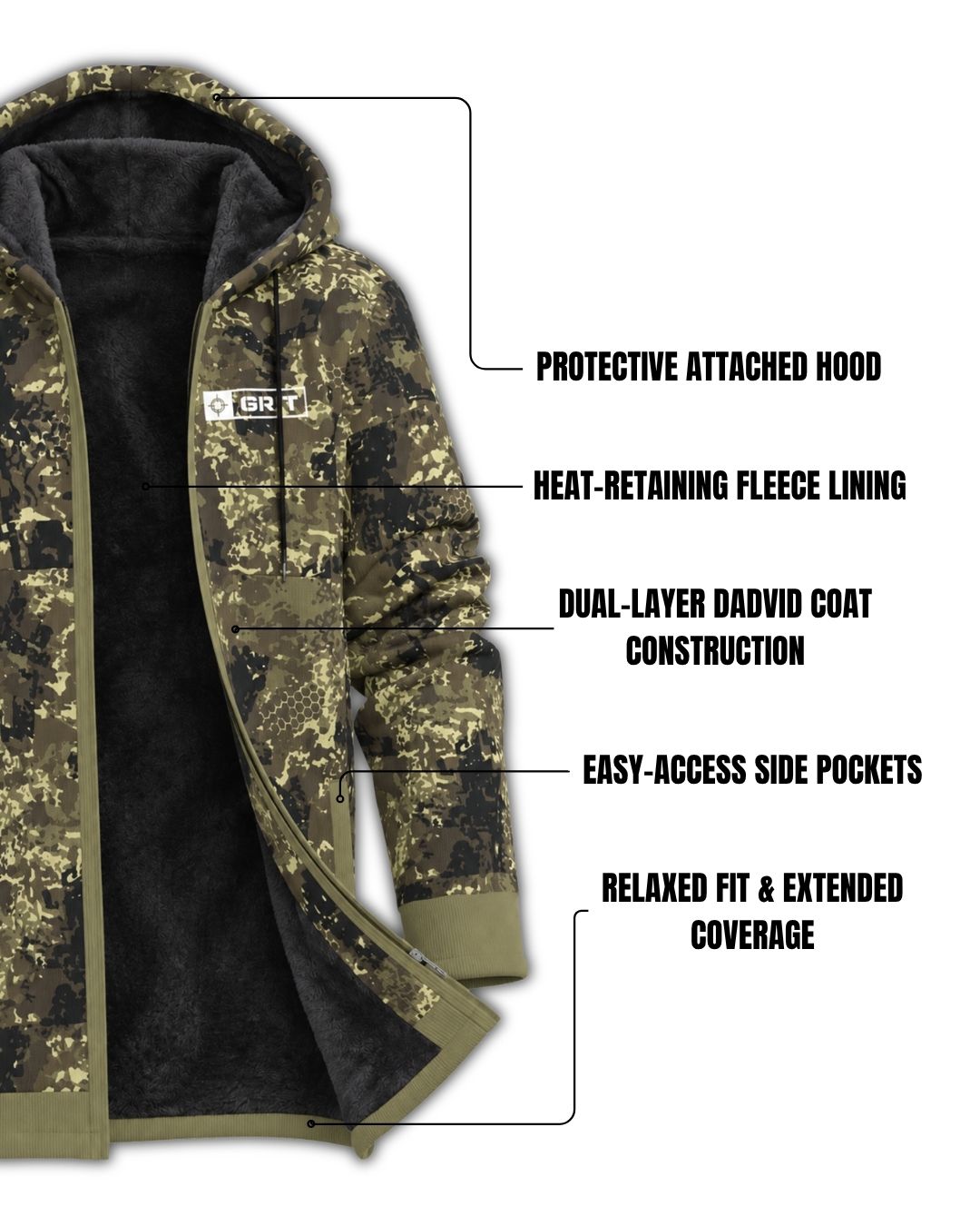 Grit Camo Fleece-Lined Jacket | mockup 02