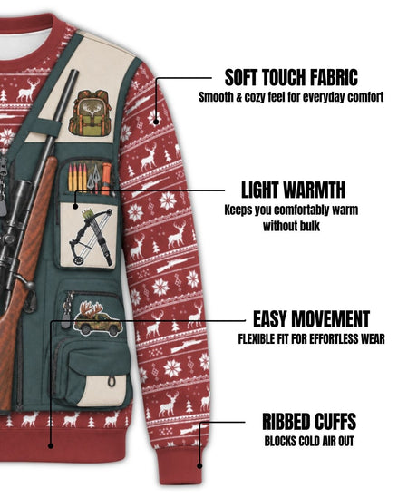 sweatshirt - Merry Buckmas Christmas Pairing