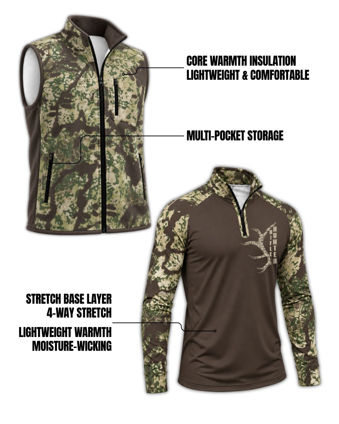 Combo - Rifle Hunter Camo Layering Series | mockup 02