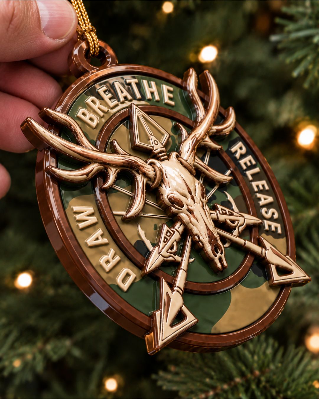 3D Archer's Mantra Christmas Acrylic Ornament | gallery 3