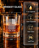 Personalized Patriotic American Flag Whiskey Decanter Gift Set | GS131004 | mockup 03