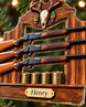 Personalized 3D Hunting Rifle Rack Acrylic Ornament | gallery 4