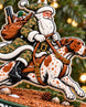 Personalized 3D Santa On Point Acrylic Ornament | gallery 4