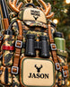 Personalized 3D Hunting Backpack Christmas Acrylic Ornament | gallery 4