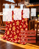 Festive Gingerbread Cookie Fleece Blanket | mockup 03