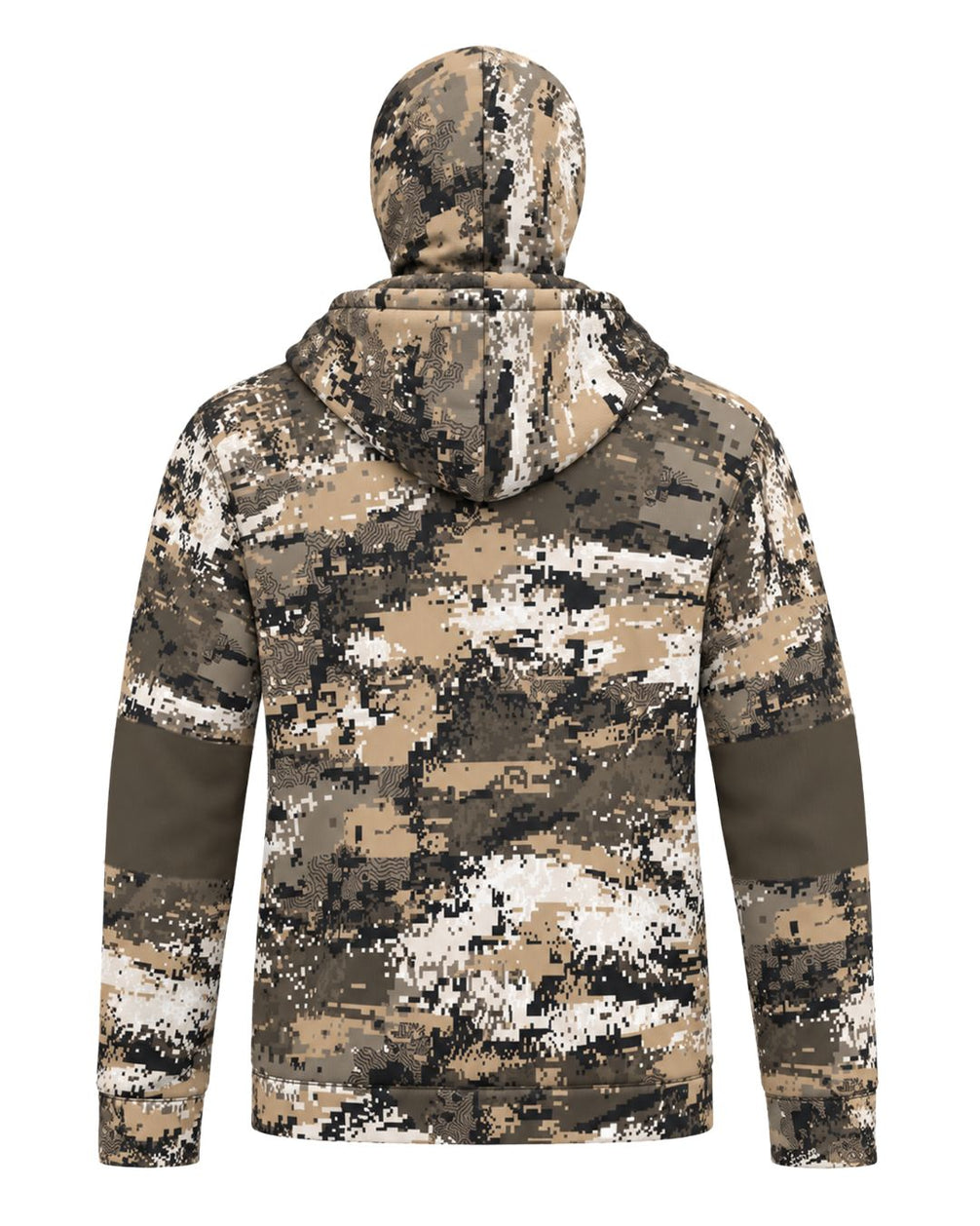 Whitetail Driven Camo Balaclava Hoodie | mockup 03