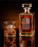 Personalized Patriotic American Flag Whiskey Decanter Gift Set | GS131004 | mockup 04