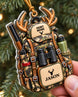 Personalized 3D Hunting Backpack Christmas Acrylic Ornament | gallery 3