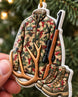 Personalized 3D Hunting Deer Christmas Acrylic Ornament | gallery 3