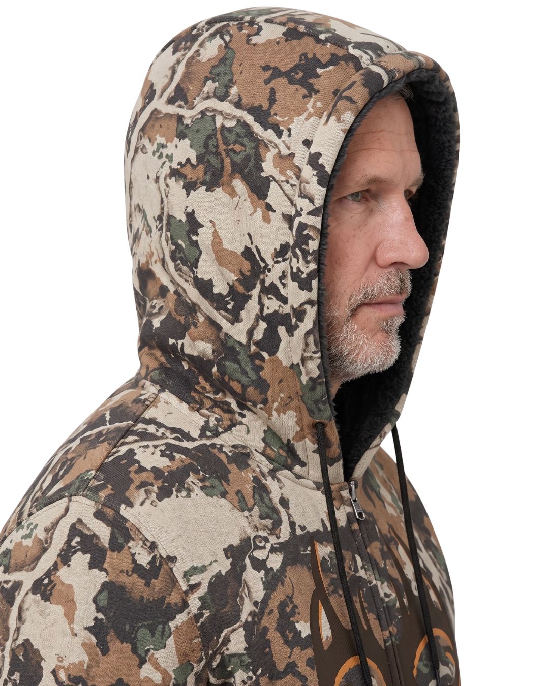 Legendary Camo Fleece-Lined Jacket | mockup 04