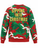 Sipping Into Christmas Ugly Sweater | mockup 04