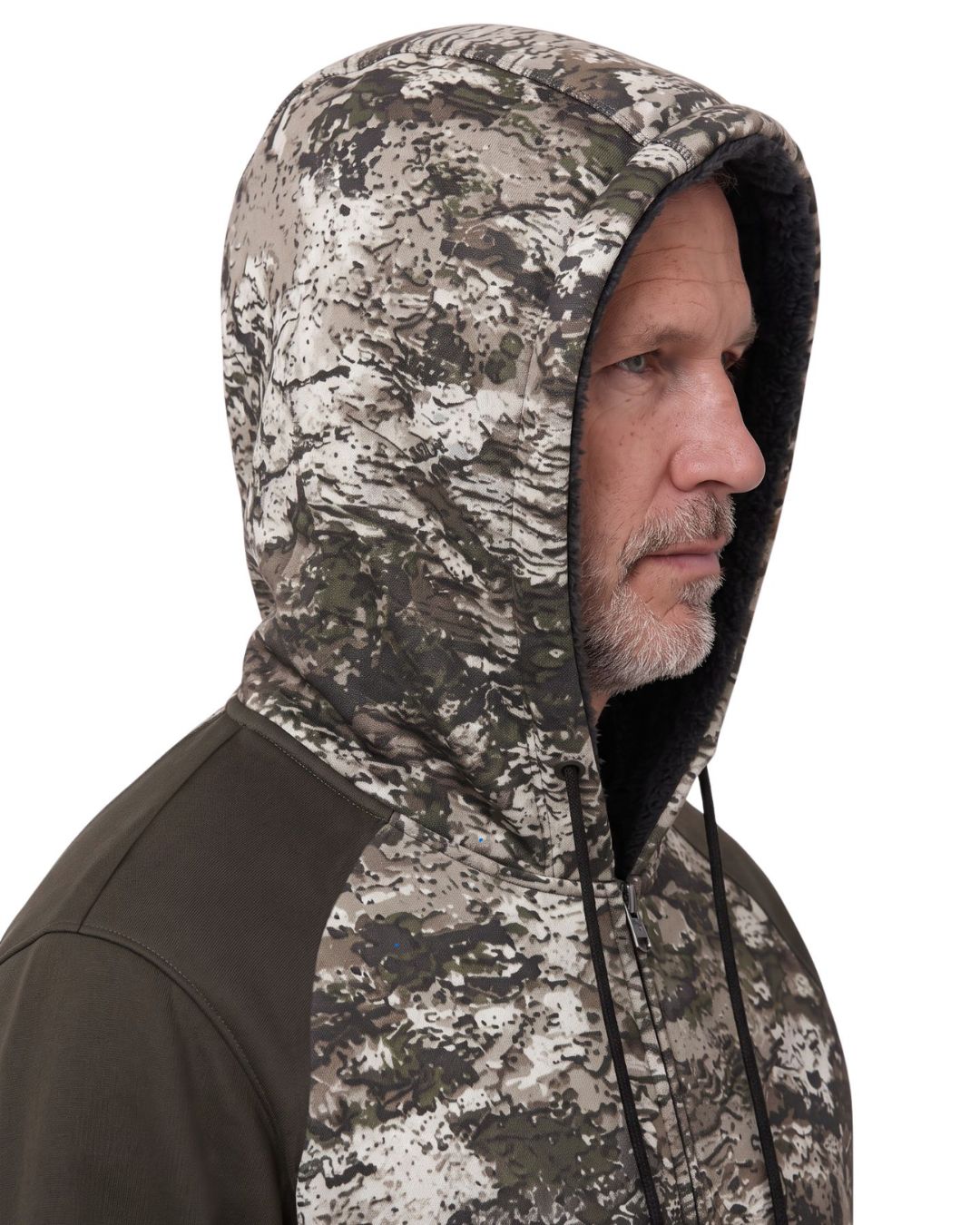 Silver Bark Camo Fleece-Lined Jacket | mockup 04