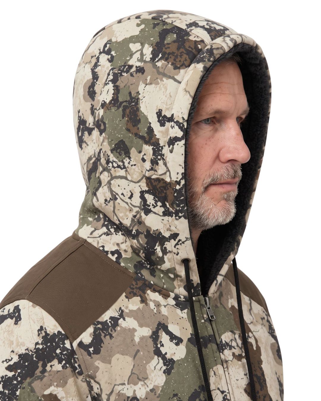 Timber Ridge Camo Fleece-Lined Jacket | mockup 04