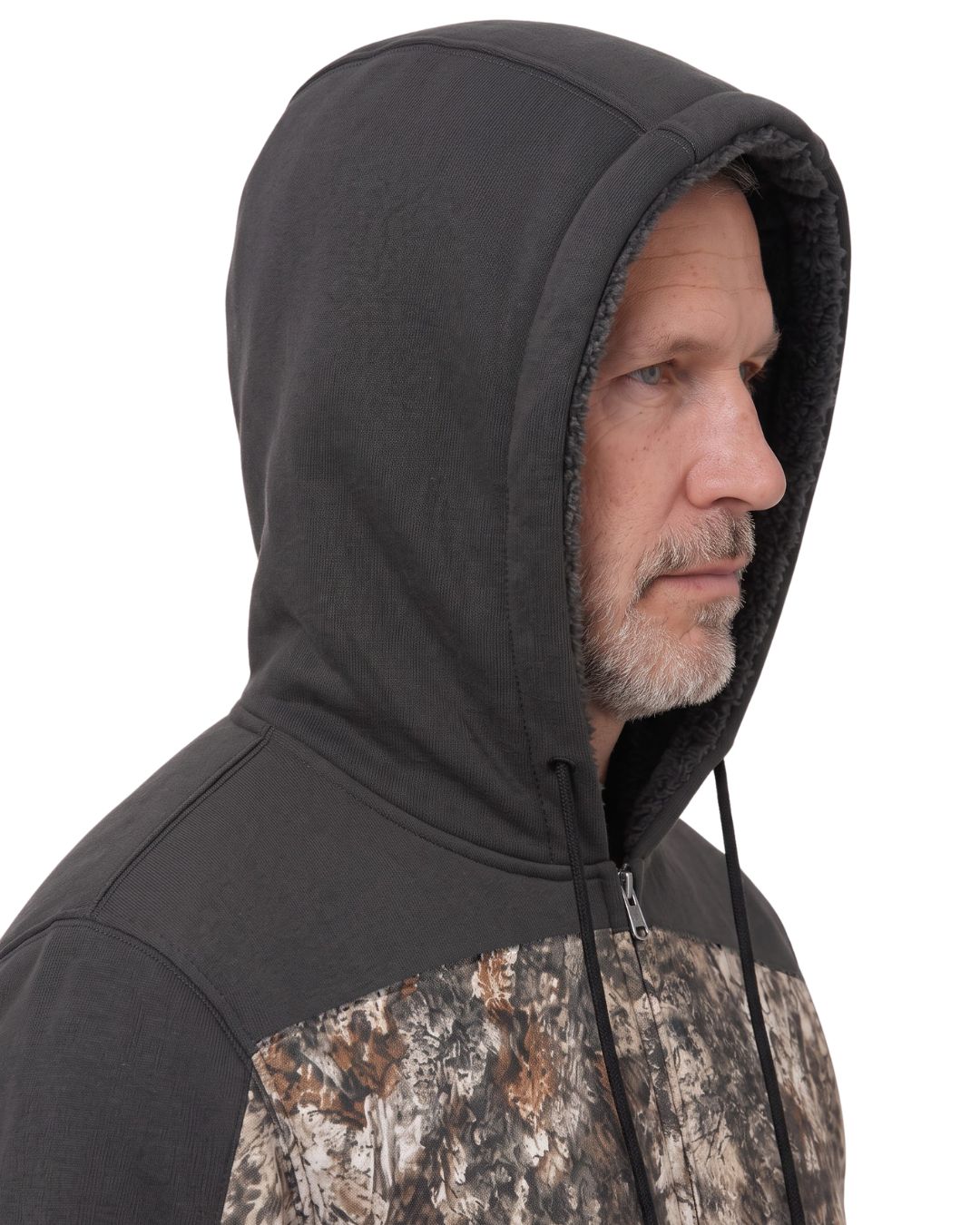 Timber Shadow Camo Fleece-Lined Jacket | mockup 04