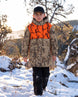 Blaze Thicket Camo Kids’ Coat Jacket | mockup 05
