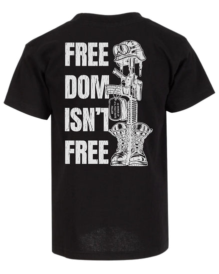 Freedom Isn't Free T-shirt | Black | mockup 03