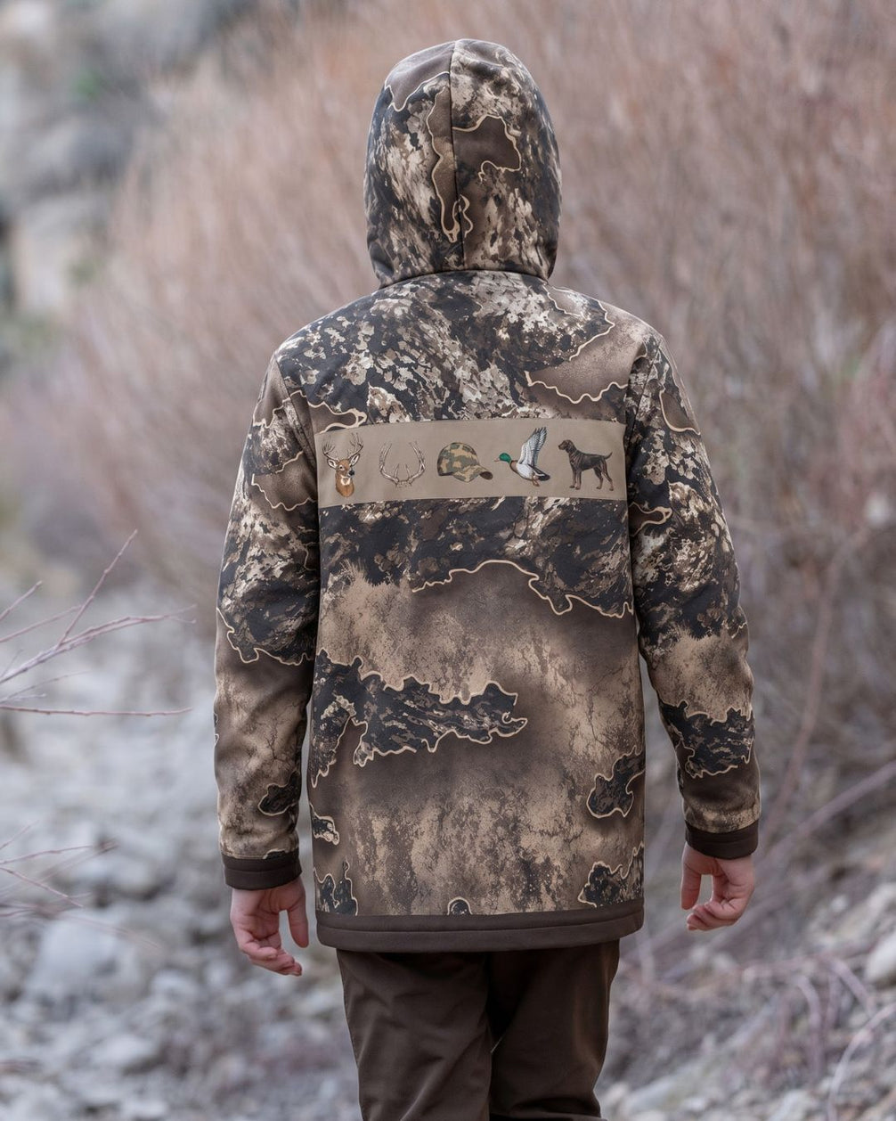 Little Hunter Kids’ Camo Fleece‑lined Jacket | mockup 05