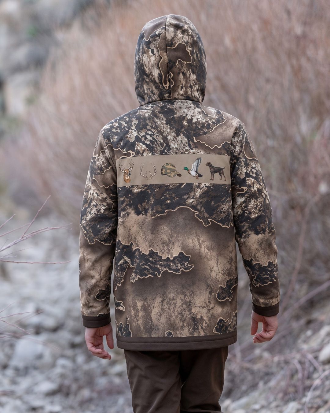Little Hunter Kids’ Camo Fleece‑lined Jacket | mockup 05