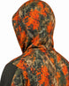 Orange Timber Camo Balaclava Hoodie | mockup 05