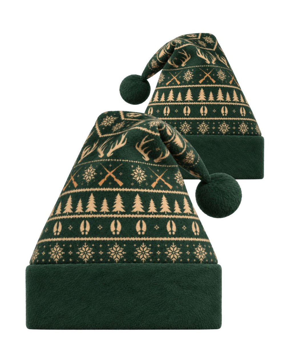 hat - Personalized Santa Hunter Christmas Pairing