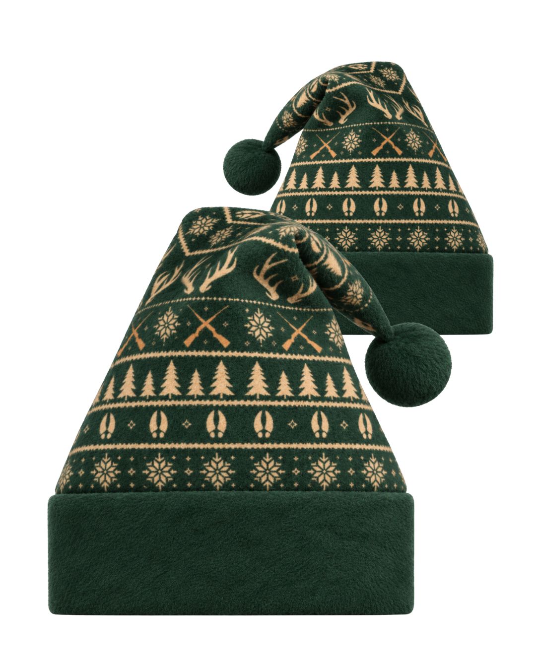hat - Personalized Santa Hunter Christmas Pairing