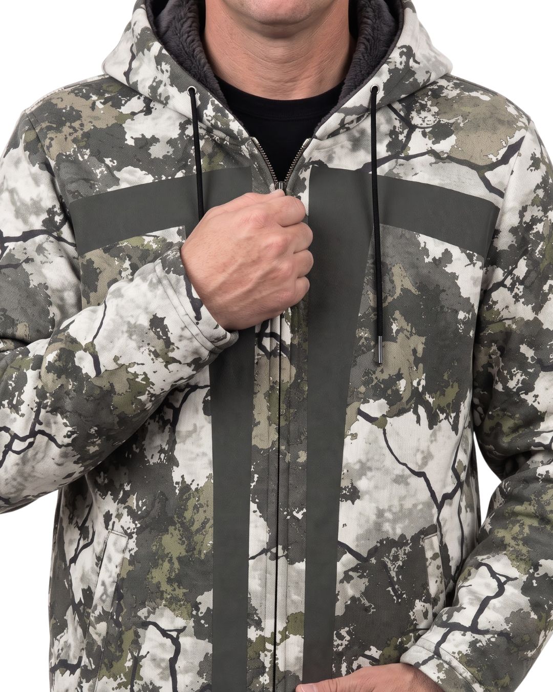 Stone Ridge Camo Fleece-lined Jacket | mockup 05