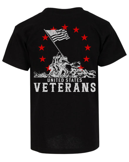 United States Veterans T-shirt | Black | mockup 03