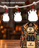 Personalized 3D Hunting Backpack Christmas Acrylic Ornament | gallery 5